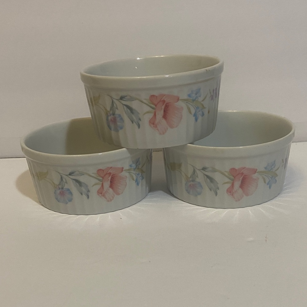 Vintage American Limoges flowers porcelain discontinued kitchen home decor
